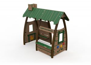 Active Playground Equipment - Deluxe Cabin Playhouse